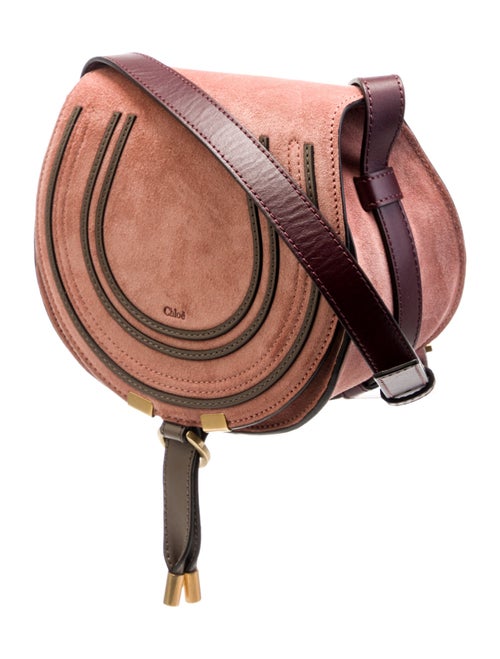 Chloé Suede Marcie Saddle Bag