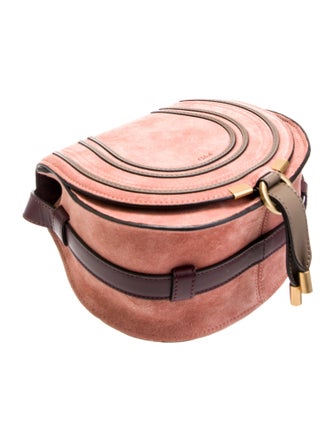 Chloé Suede Marcie Saddle Bag