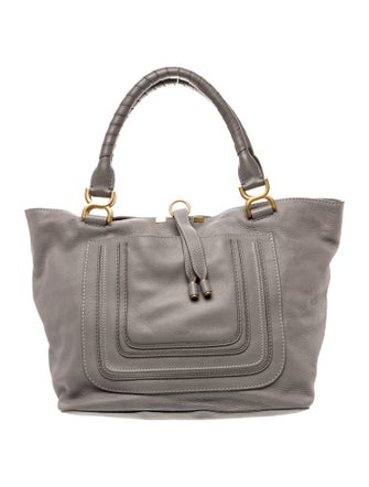 Chloé Leather Marcie Tote Large