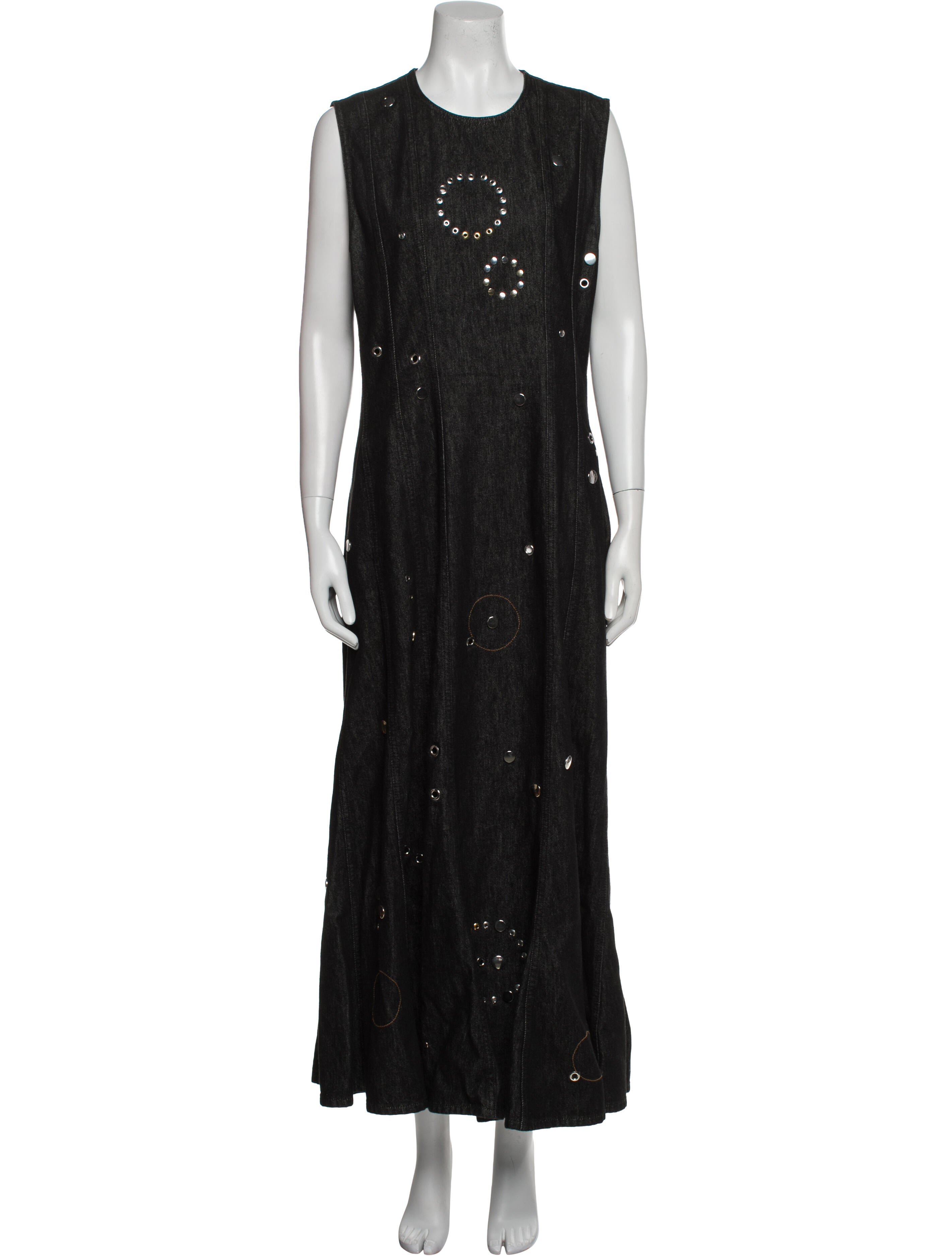Chloé Crew Neck Long Dress