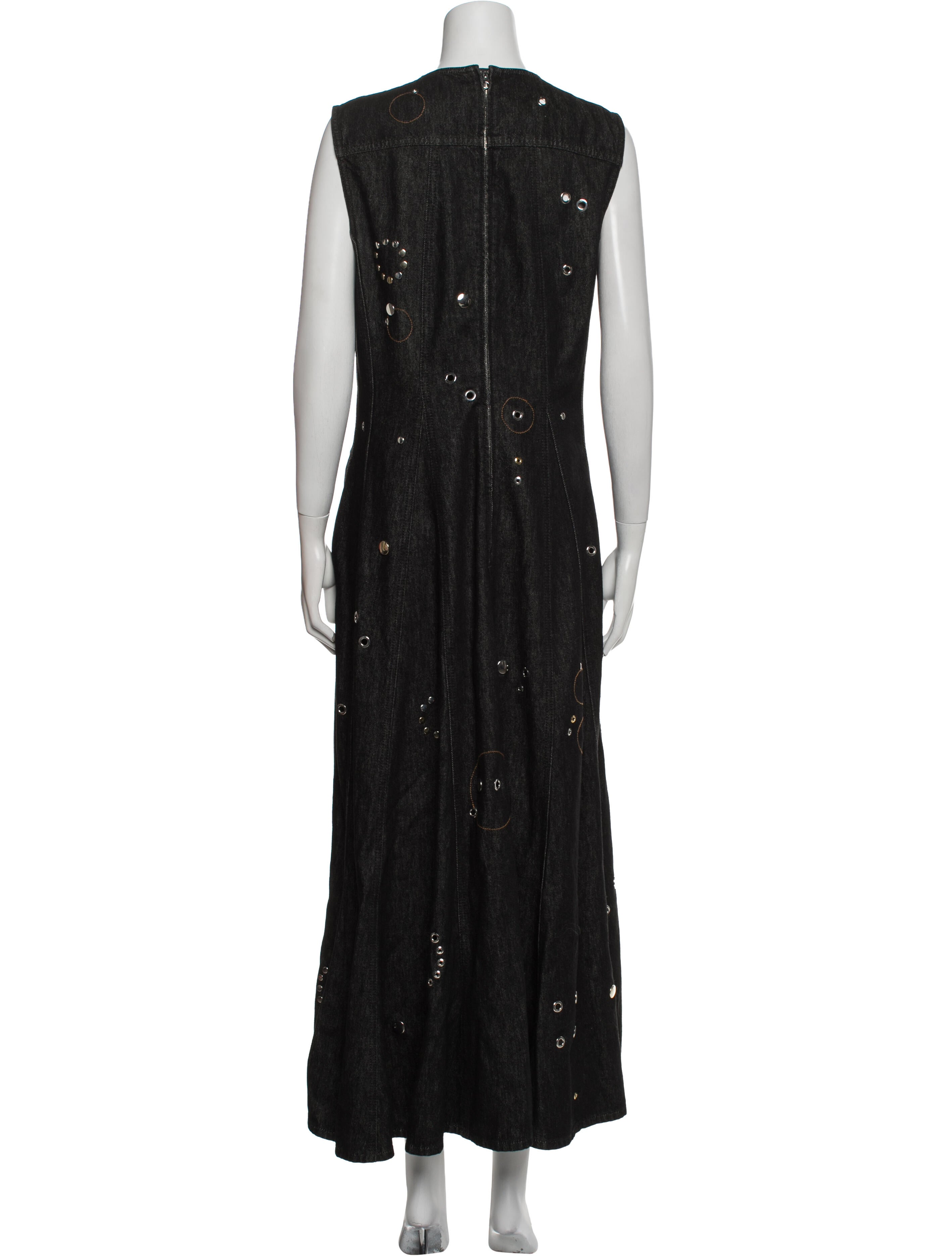 Chloé Crew Neck Long Dress