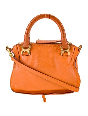 Chloé Leather Marcie Shoulder Bag Medium