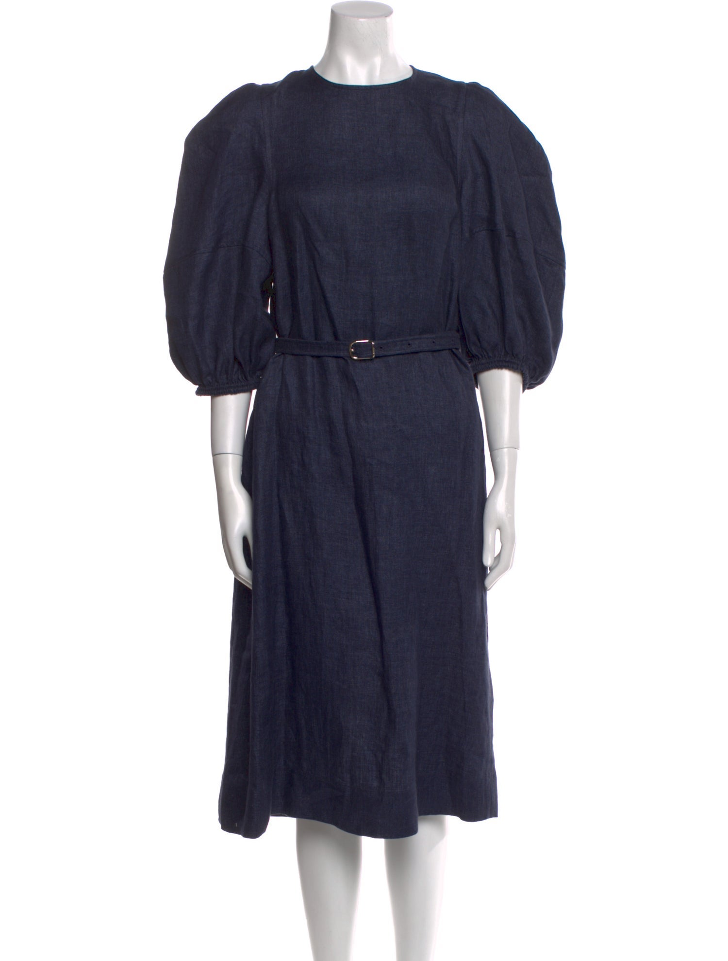 Chloé Linen Midi Length Dress