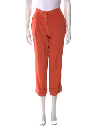 Chloé Silk Straight Leg Pants