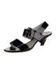 Chloé Patent Leather Slingback Sandals