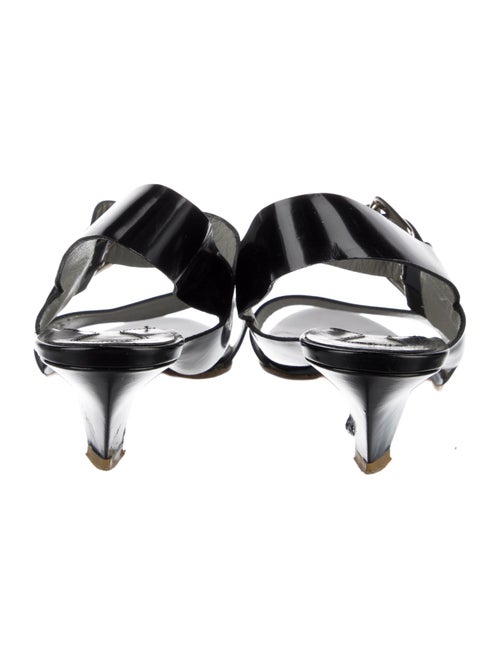 Chloé Patent Leather Slingback Sandals