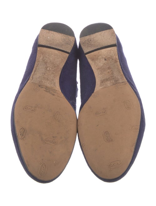 Chloé Suede Scalloped Accent Flats