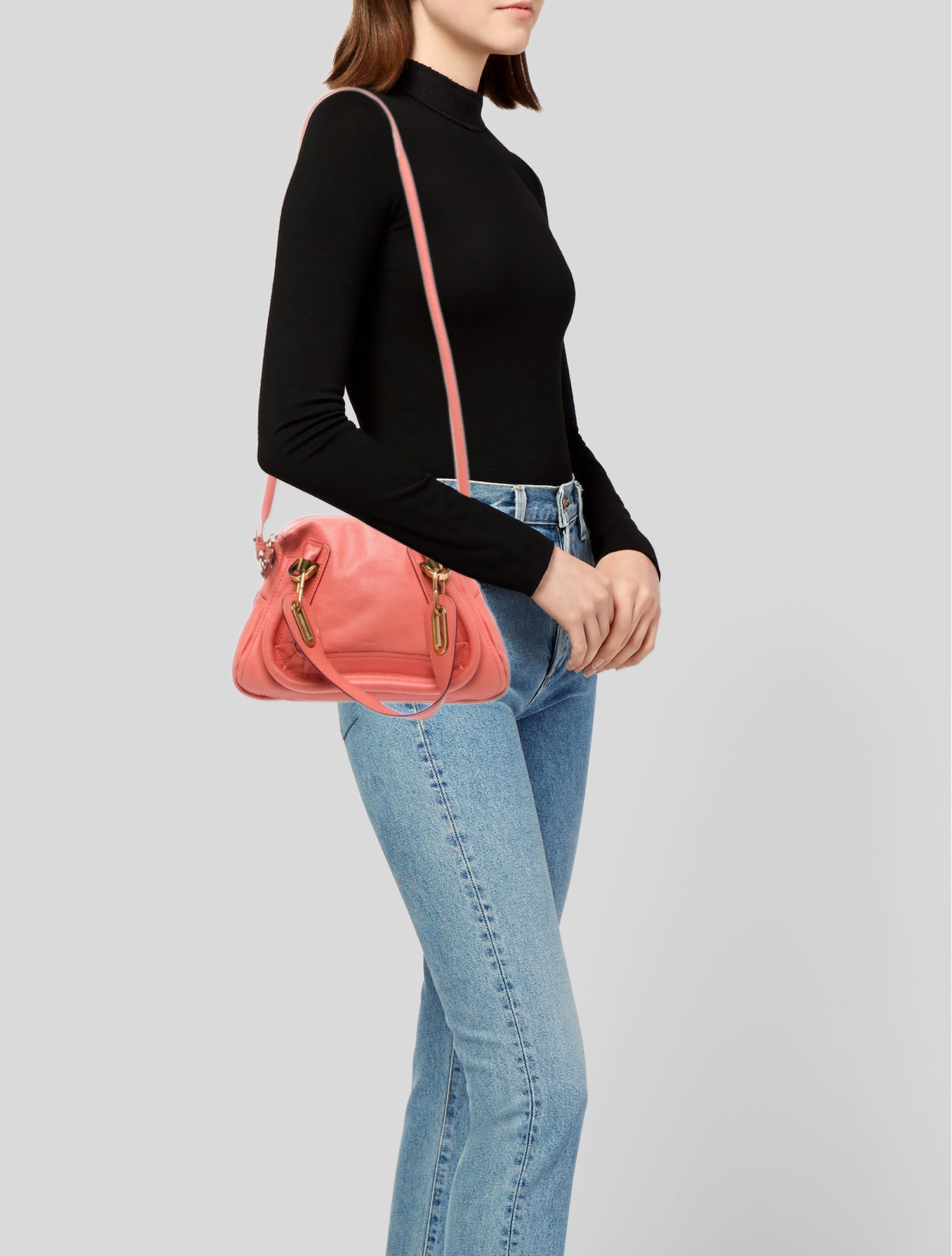 Chloé Leather Top Handle Bag