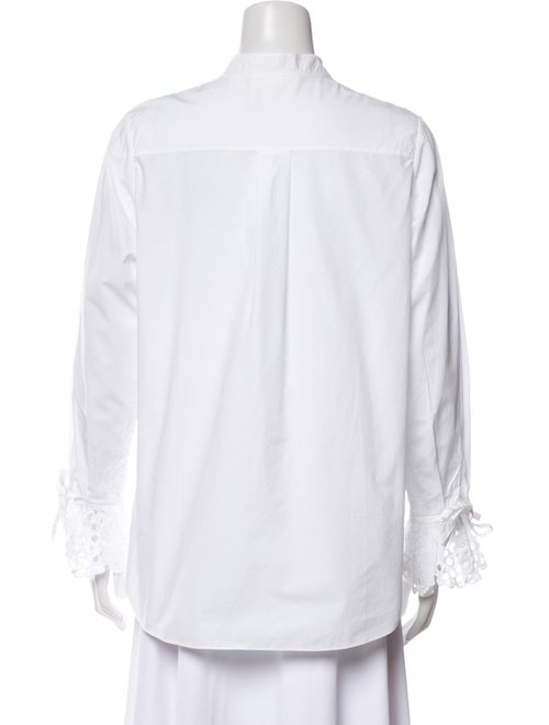 Chloé Mock Neck Long Sleeve Blouse