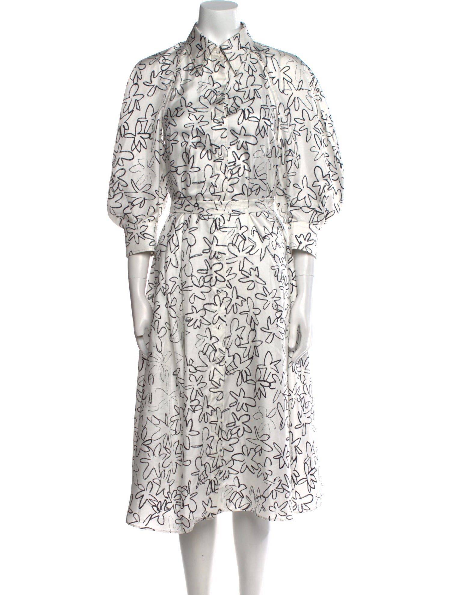 Chloé Silk Midi Length Dress