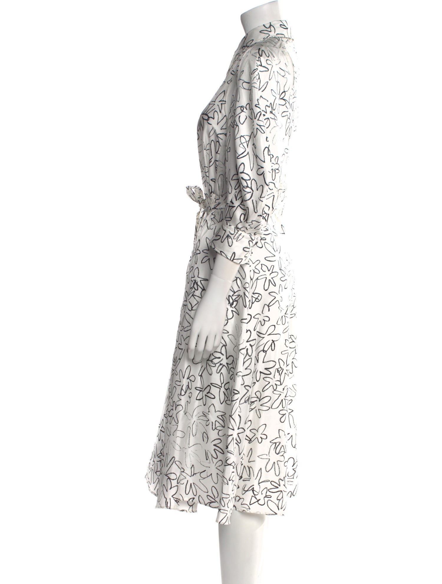 Chloé Silk Midi Length Dress