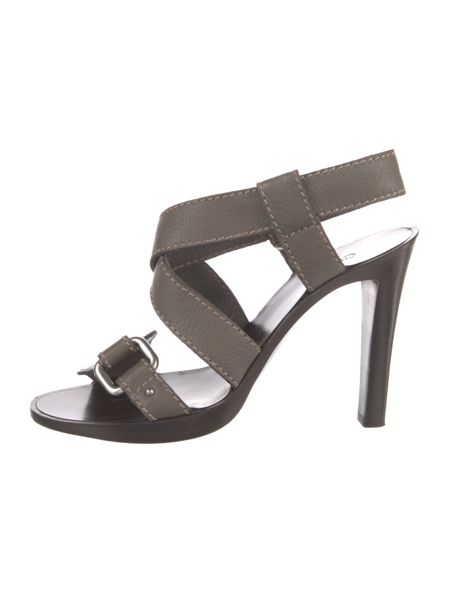 Chloé Leather Slingback Sandals