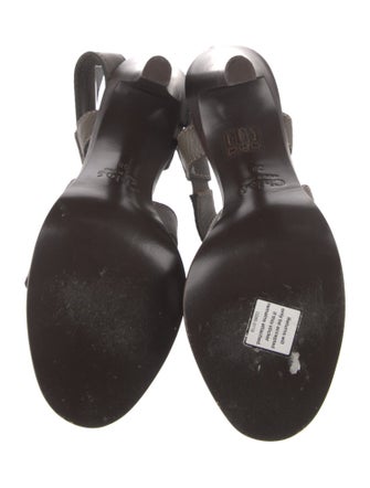 Chloé Leather Slingback Sandals