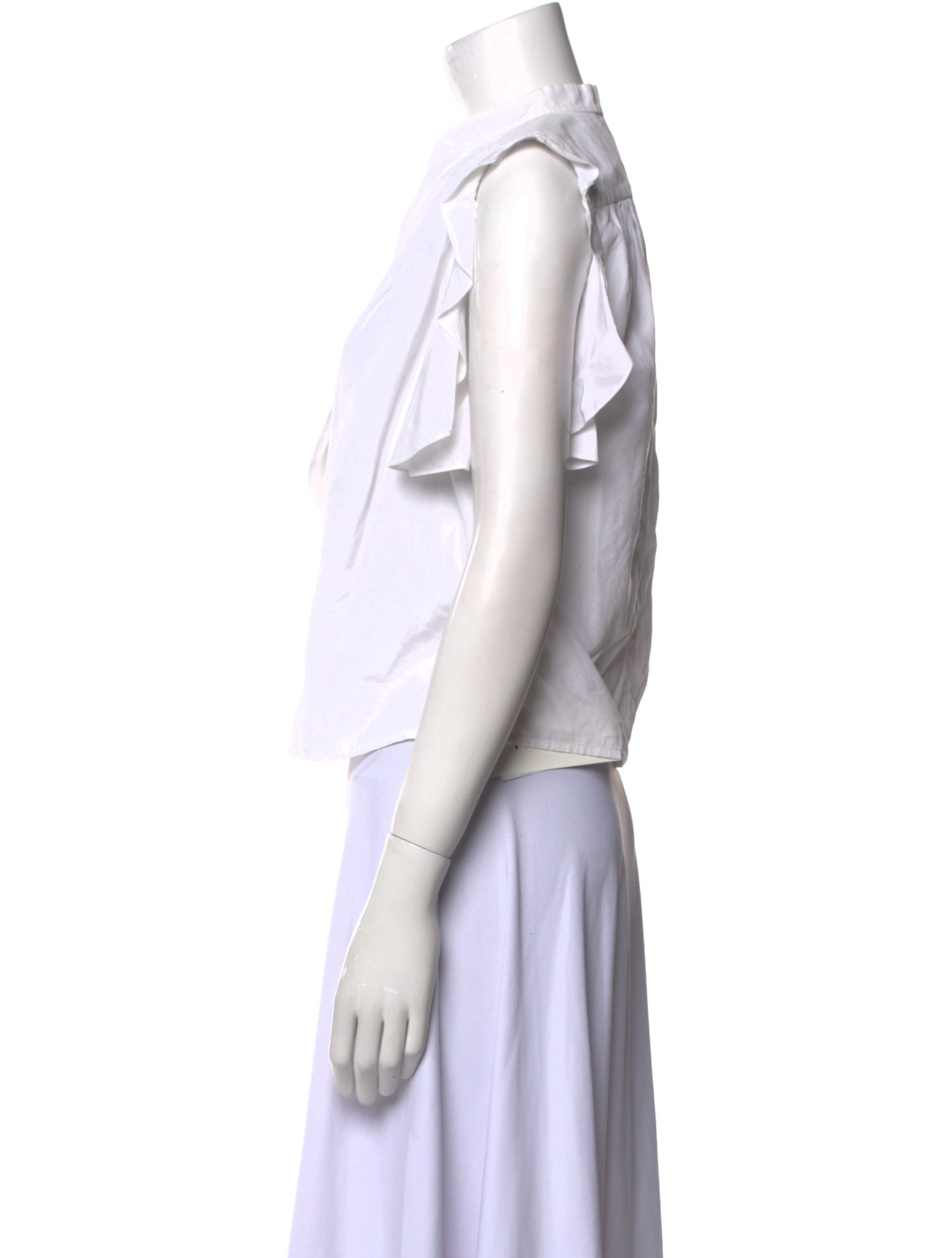 Chloé V-Neck Short Sleeve Blouse