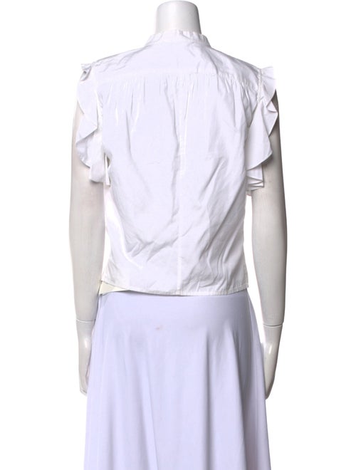 Chloé V-Neck Short Sleeve Blouse