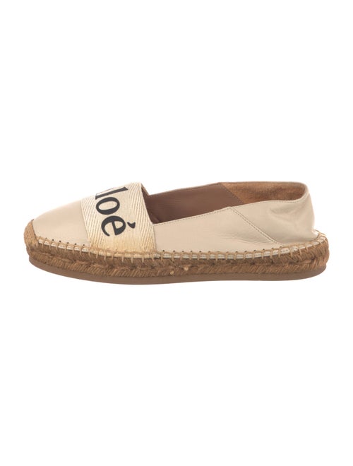 Chloé Leather Printed Espadrilles
