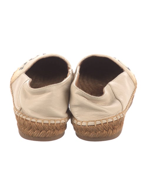 Chloé Leather Printed Espadrilles