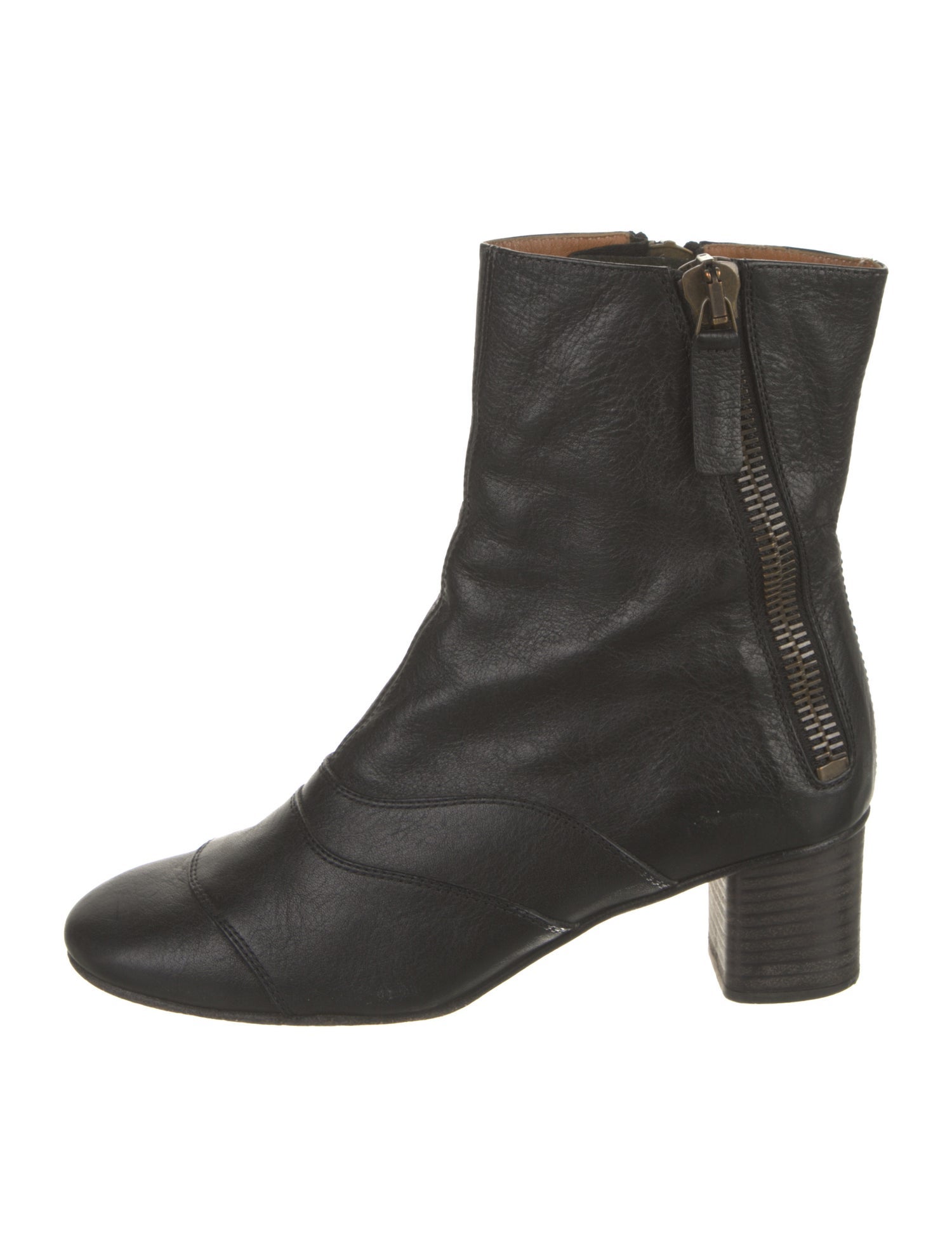 Chloé Leather Western Boots