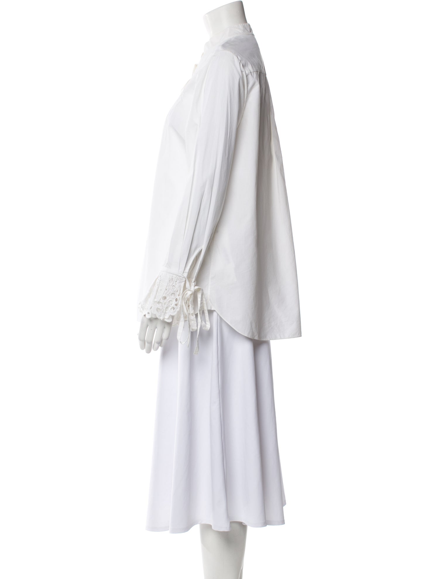 Chloé Mock Neck Long Sleeve Tunic