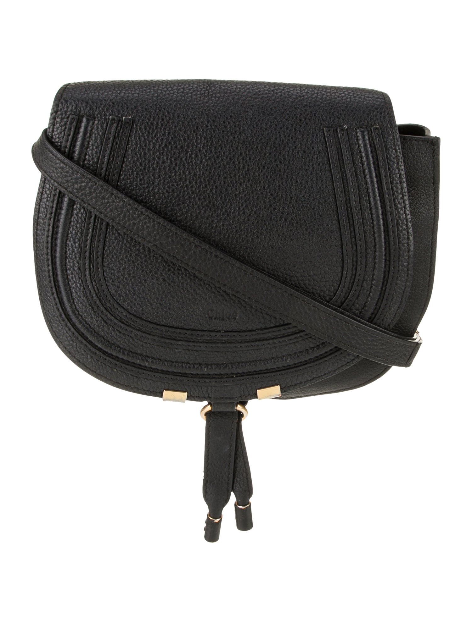 Chloé Leather Marcie Small Saddle Bag Medium
