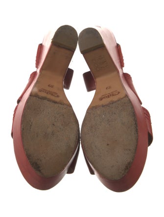 Chloé Leather Slingback Sandals