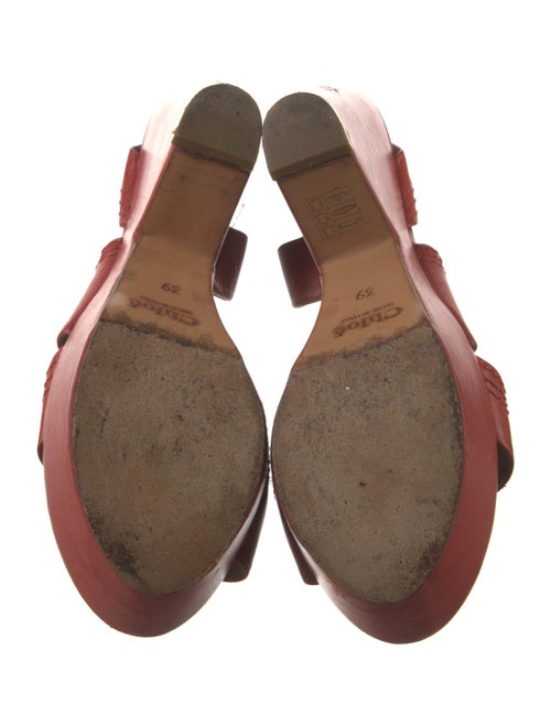 Chloé Leather Slingback Sandals