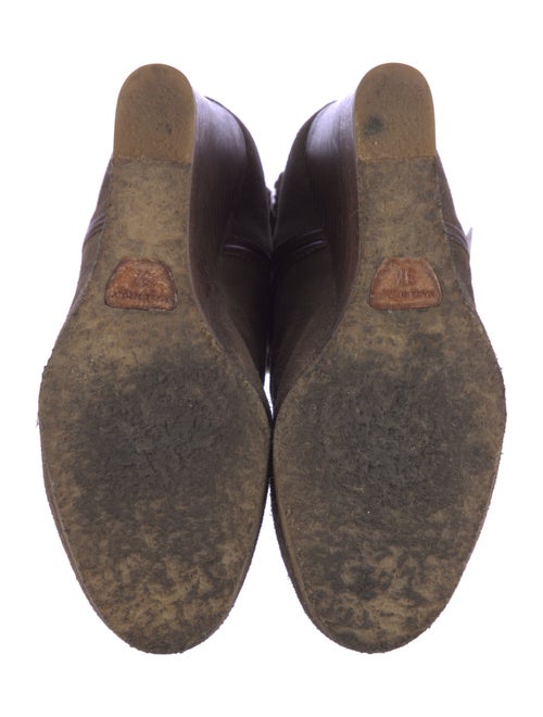 Chloé Suede Leather Trim Embellishment Lace-Up Boots