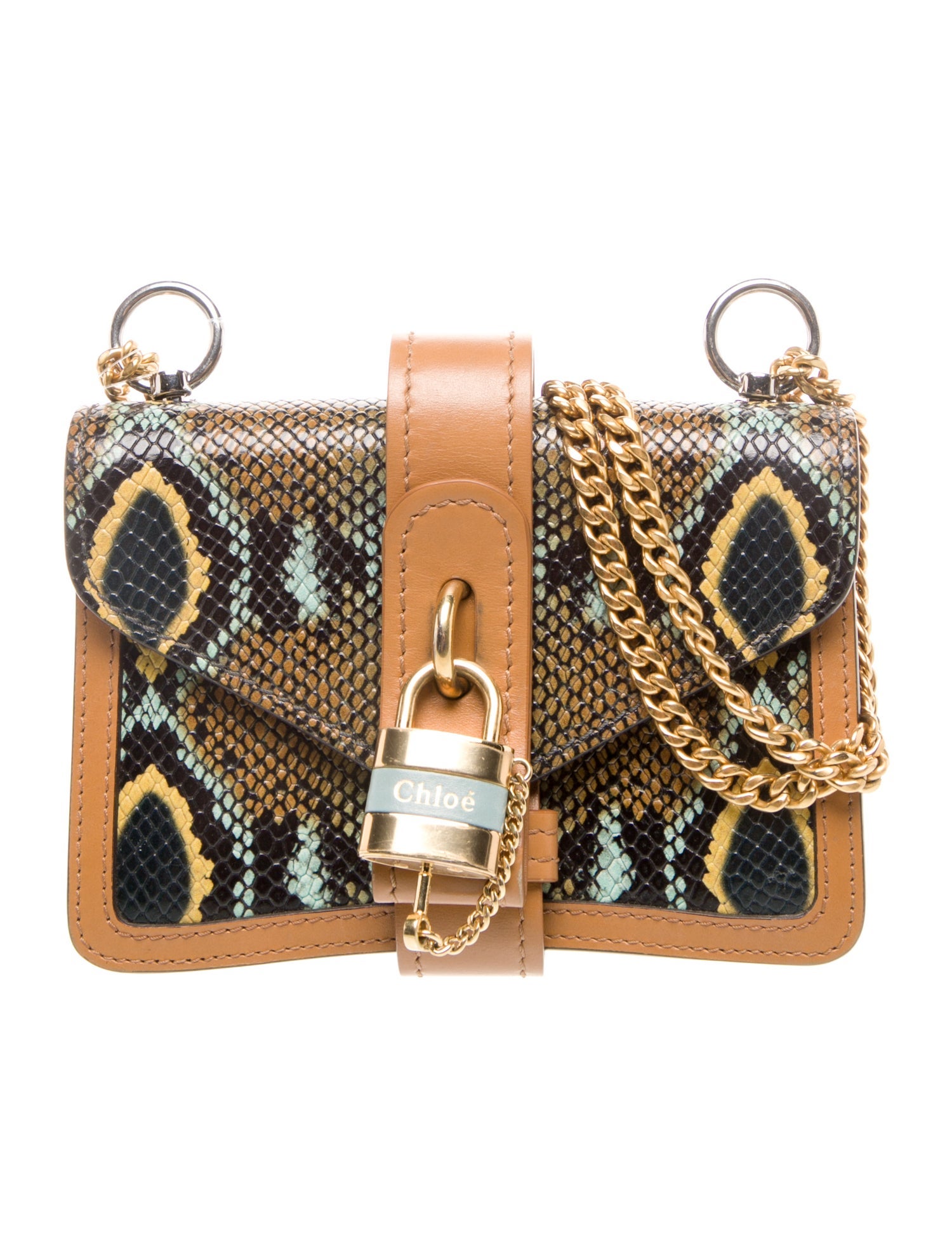 Chloé Embossed Leather Aby