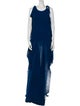 Chloé Scoop Neck Long Dress