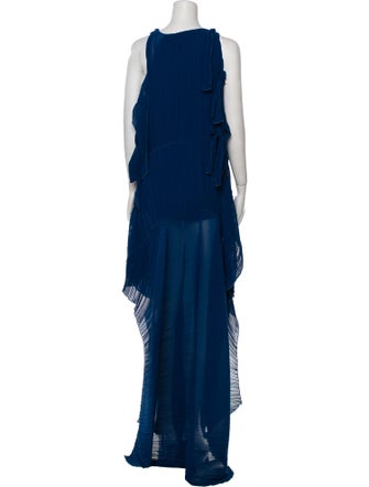 Chloé Scoop Neck Long Dress