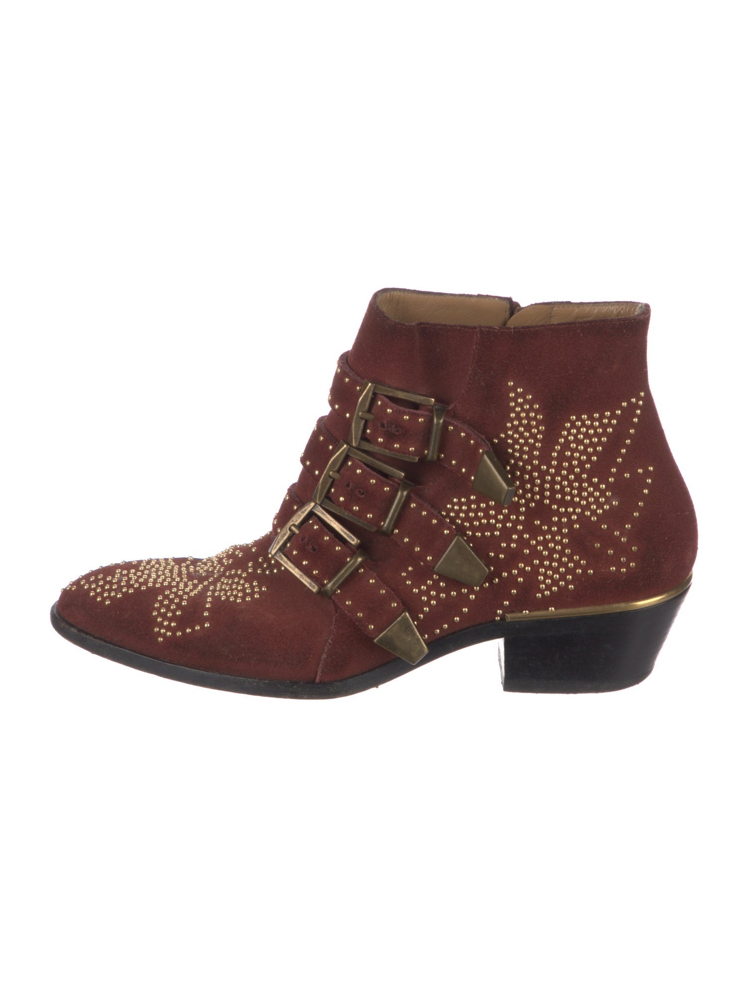 Chloé Susanna Suede Western Boots