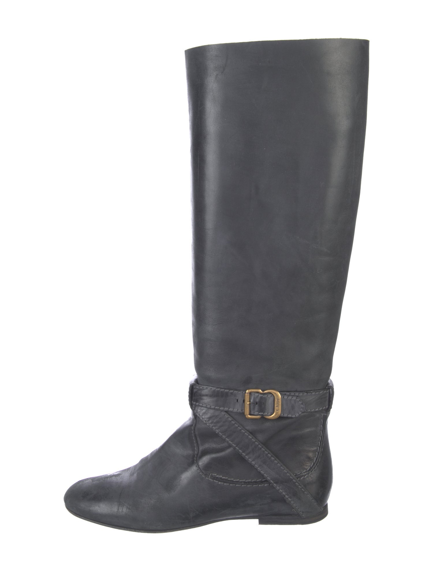 Chloé Leather Riding Boots