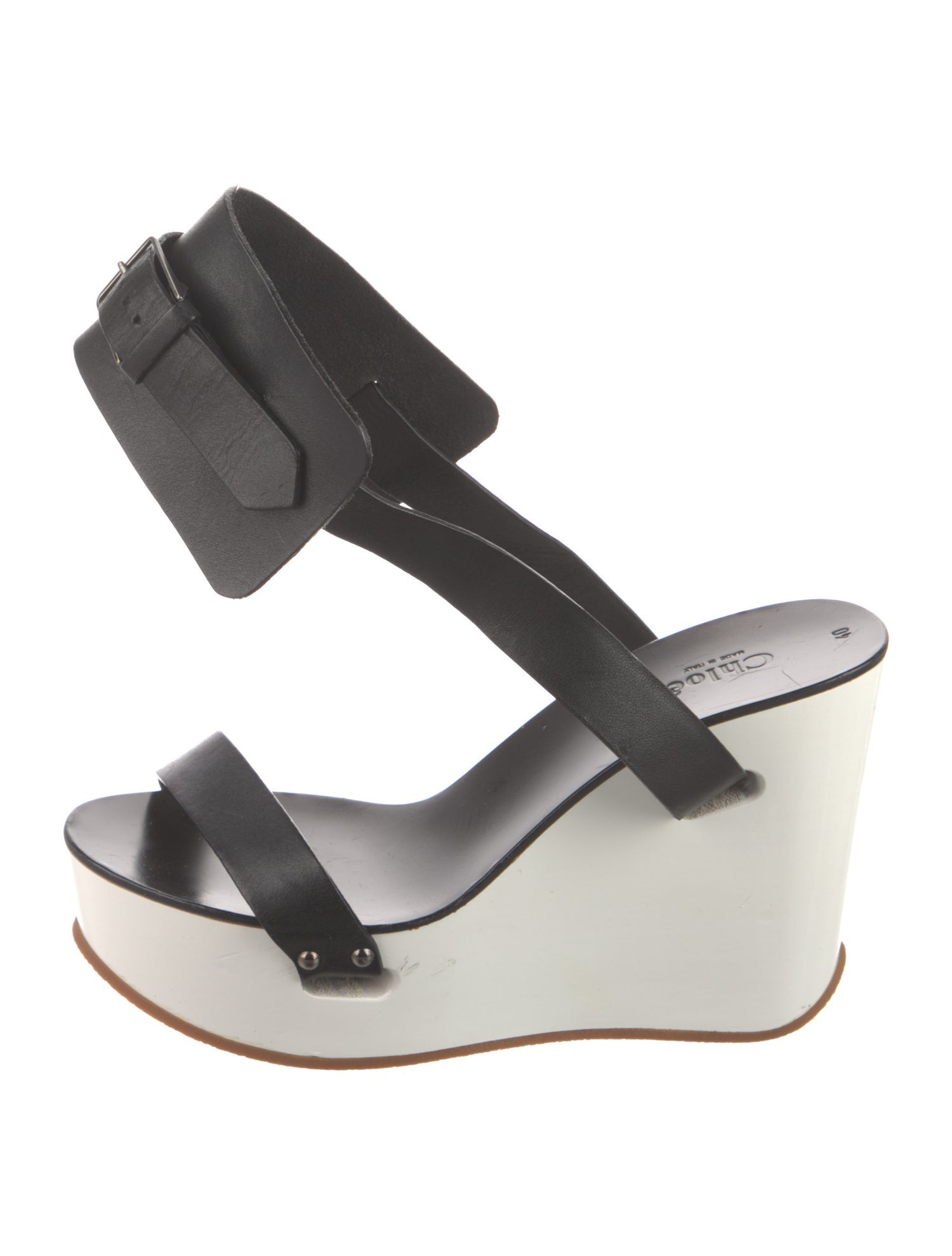 Chloé Leather Slides