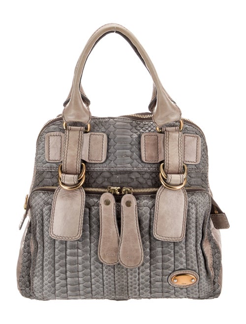 Chloé Python Top Handle Bag