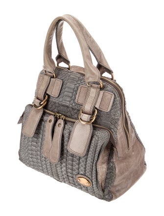 Chloé Python Top Handle Bag