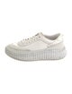 Chloé Leather Whipstitch Trim Sneakers