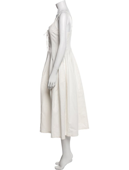 Chloé Square Neckline Long Dress