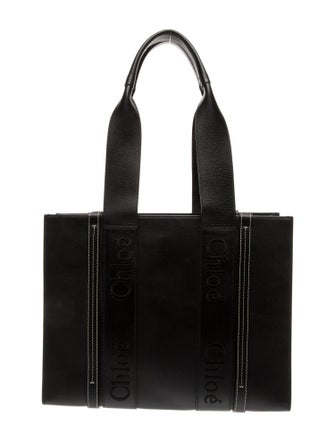 Chloé Leather Woody Medium