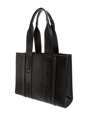 Chloé Leather Woody Medium