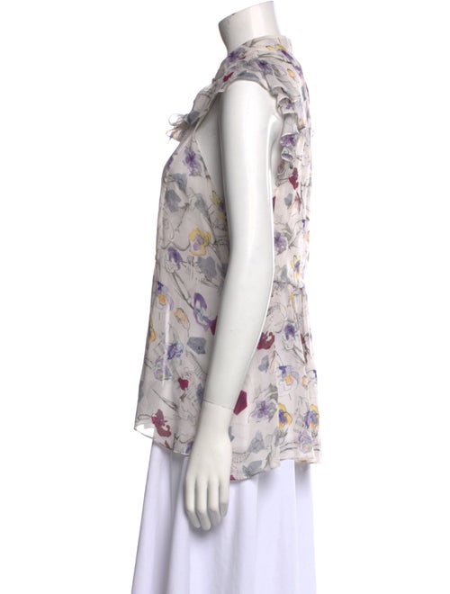 Chloé Silk Floral Print Blouse