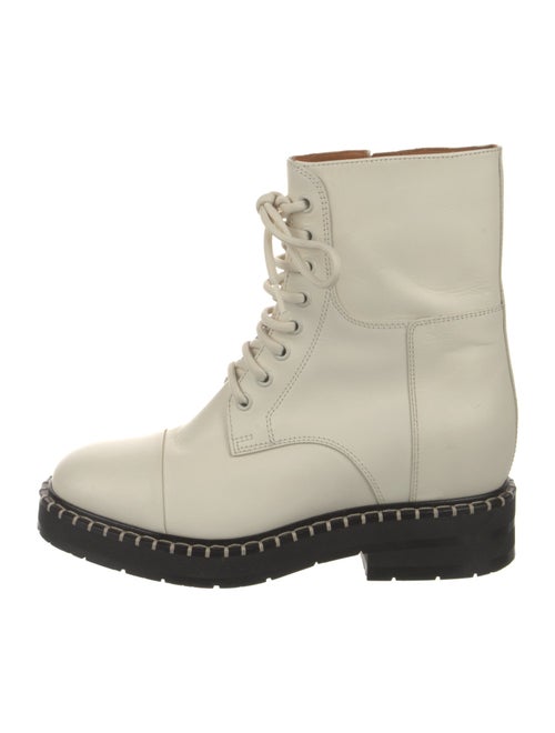 Chloé Leather Combat Boots