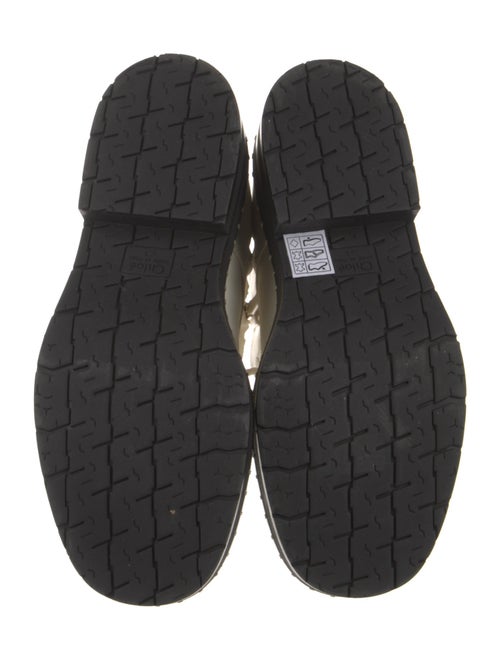 Chloé Leather Combat Boots