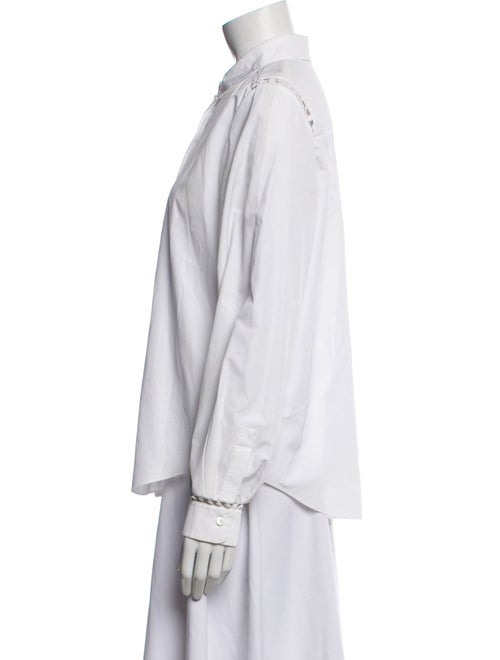 Chloé Long Sleeve Button-Up Top
