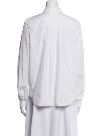 Chloé Long Sleeve Button-Up Top