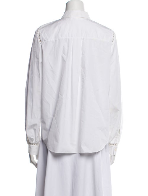 Chloé Long Sleeve Button-Up Top