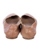 Chloé Leather Scalloped Accent Ballet Flats
