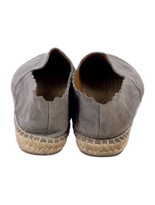 Chloé Suede Colorblock Pattern Espadrilles