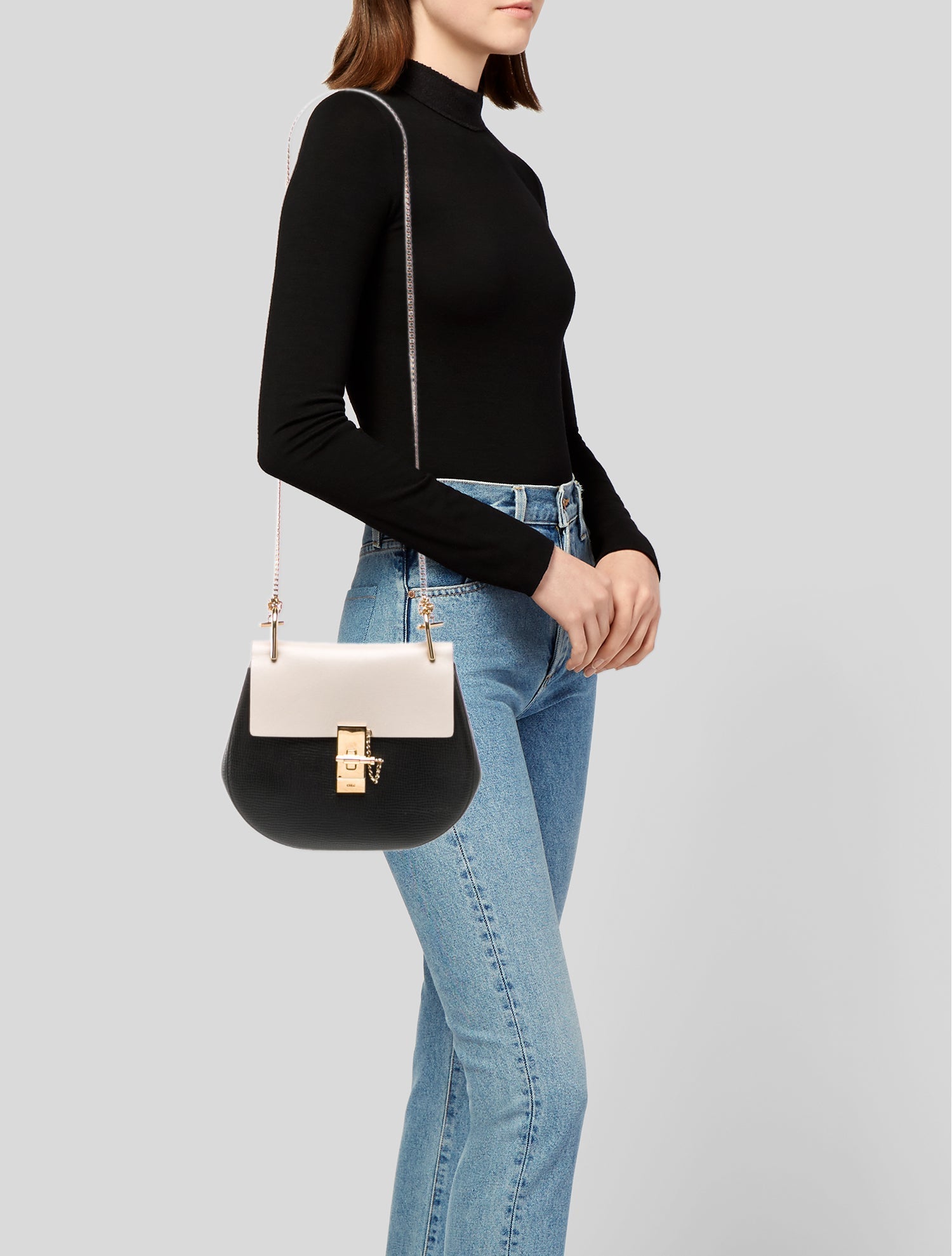 Chloé Leather Drew Small