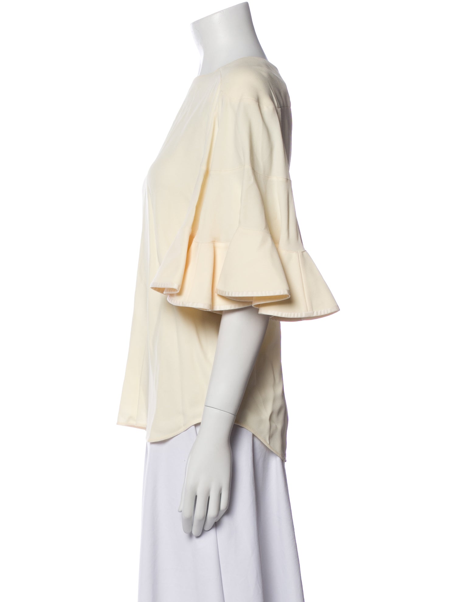 Chloé Silk Scoop Neck Blouse