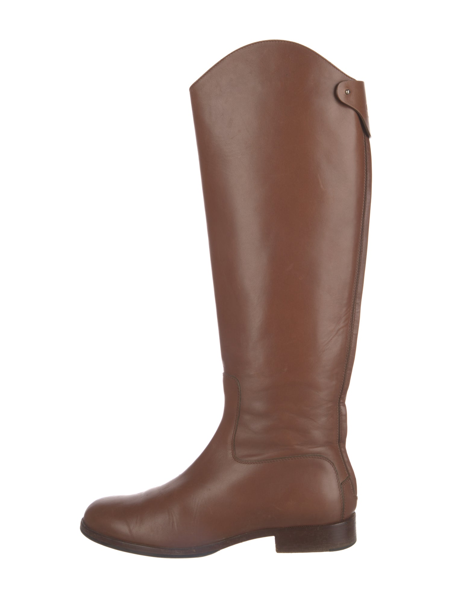 Chloé Leather Riding Boots